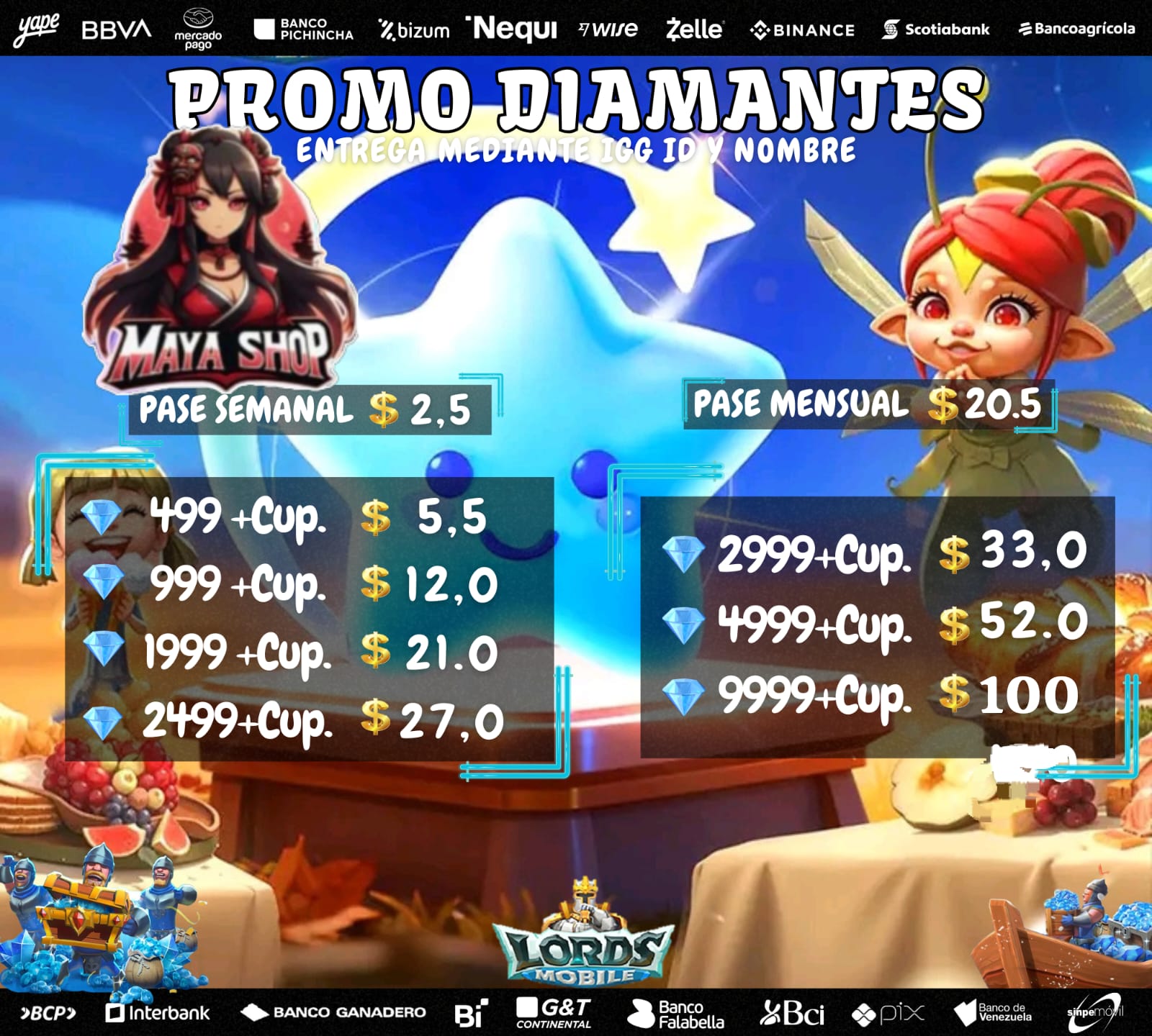 ?PROMO DE DIAMANTES?